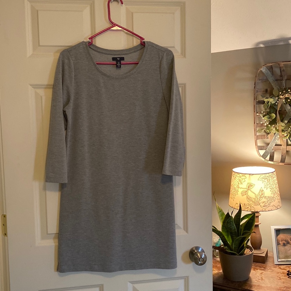 Gap grey stretch dress